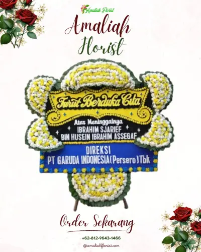 Papan Bunga Duka di Kowangan